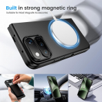 Ruky Google Pixel 11 Pro Fold Uyumlu Manyetik K�l�f-Black