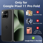 Ruky Google Pixel 11 Pro Fold Uyumlu Manyetik K�l�f-Gold