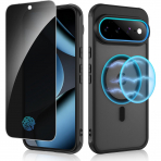 Ruky Google Pixel 11 Pro XL Gizlilik Caml� K�l�f-Black