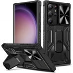 Ruky Galaxy S23 Ultra KickStandl Klf (MIL-STD-810G) -Black