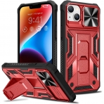 Ruky iPhone 14 Plus KickStandl Klf (MIL-STD-810G) -Red