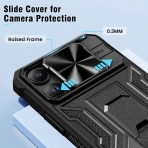Ruky iPhone 14 Pro Max KickStandl Klf (MIL-STD-810G) -Blue