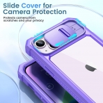 Ruky iPhone 14 Tam Korumal Klf -Purple