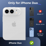 Ruky iPhone Duo Manyetik Ekran Koruyuculu K�l�f-Carbon Fiber