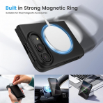 Ruky iPhone Duo Manyetik Ekran Koruyuculu K�l�f-Black
