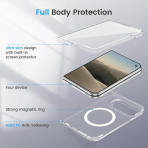Ruky iPhone Duo Manyetik Ekran Koruyuculu K�l�f-Clear