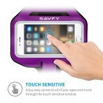 SAVFY iPhone 8 Plus Kou Kol Band-Purple