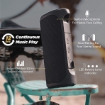 SCOSCHE BoomBottle MM Su Geirmez Bluetooth Hoparlr-Grey