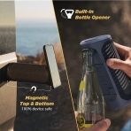 SCOSCHE BoomBottle MM Su Geirmez Bluetooth Hoparlr-Black Camo