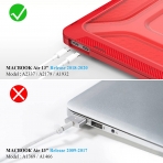 SEYMAC MacBook Air Koruyucu Kılıf (13 inç)(M1)-Red