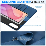 SHIELDON Galaxy Z Fold 8 Ultra Deri C�zdanl� K�l�f-Royal Blue