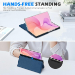 SHIELDON Galaxy Z Fold 8 Ultra Deri C�zdanl� K�l�f-Royal Blue