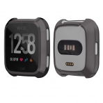 SIRUIBO Fitbit Versa Ekran Koruyucu Bumper Klf-Black