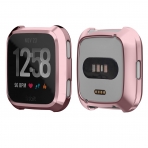 SIRUIBO Fitbit Versa Ekran Koruyucu Bumper Klf-Rose Gold