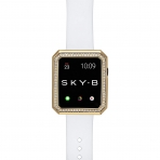 SKYB Deco Halo Serisi Apple Watch Koruyucu Klf (38mm)-Gold