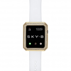 SKYB Deco Halo Serisi Apple Watch Koruyucu Klf (42mm)-Gold