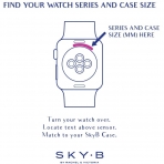 SKYB Halo Serisi Apple Watch Koruyucu Klf (40mm)-Black