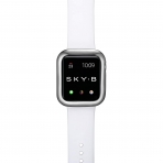 SKYB Minimalist Apple Watch Koruyucu Klf (44mm)-Silver