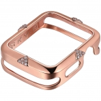 SKYB Pave Points Serisi Apple Watch Koruyucu Klf (40mm)-Rose Gold