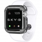 SKYB Pave Serisi Apple Watch Koruyucu Klf (42mm)-Gunmetal