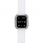 SKYB Pave Serisi Apple Watch Koruyucu Klf (44mm)-Silver