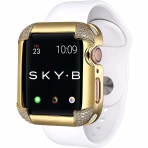 SKYB Pave Serisi Apple Watch Koruyucu Klf (38mm)-Gold