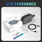 SOWO Kablosuz Tanabilir Kk Hoparlr-Black