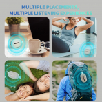 SOWO Kablosuz Tanabilir Kk Hoparlr-White