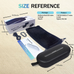 SOWO Kablosuz Tanabilir Hoparlr-Deep Black