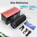 SOWO Su Geirmez Bluetooth Hoparlr -Black