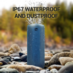 SOWO Su Geirmez Bluetooth Hoparlr -Navy Blue