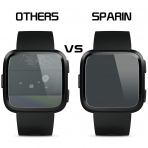SPARIN Fitbit Versa Temperli Cam Ekran Koruyucu (3 Adet)