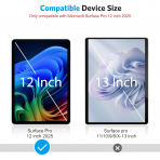 OMOTON Surface Pro 12 Ekran Koruyucu (2 Adet)