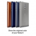 SPARIN Nokia 8 effaf Kapak Klf (2 Adet)