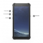 SPARIN Samsung Galaxy S8 Plus Su Geirmez Klf (MIL-STD-810G)-Black