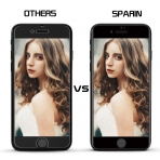 SPARIN iPhone 7 Cam Ekran Koruyucu (Siyah)