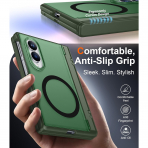 SPIDERCASE Galaxy Z Fold 8 MagSafe Uyumlu K�l�f-Dark Green