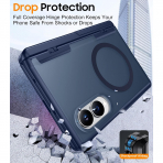 SPIDERCASE Galaxy Z Fold 8 Standl� Tam Korumal� K�l�f-Blue
