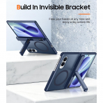 SPIDERCASE Galaxy Z Fold 8 Standl� Tam Korumal� K�l�f-Blue