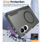 SPIDERCASE Galaxy Z Fold 8 Standl� Tam Korumal� K�l�f-Gray