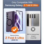 SPIDERCASE Galaxy Z Fold 8 Ultra MagSafe Uyumlu K�l�f-Purple