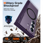 SPIDERCASE Galaxy Z Fold 8 Ultra MagSafe Uyumlu K�l�f-Purple