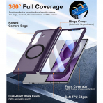 SPIDERCASE Galaxy Z Fold 8 Ultra MagSafe Uyumlu K�l�f-Purple