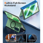 SPIDERCASE Galaxy Z Fold 8 Ultra MagSafe Uyumlu K�l�f-Dark Green