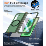 SPIDERCASE Galaxy Z Fold 8 Ultra MagSafe Uyumlu K�l�f-Dark Green