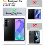 SPIDERCASE Galaxy Z Fold 8 Ultra Standl� Korumal� K�l�f-Blue
