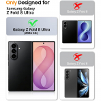 SPIDERCASE Galaxy Z Fold 8 Ultra Standl� Korumal� K�l�f-Black