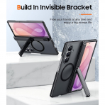 SPIDERCASE Galaxy Z Fold 8 Ultra Standl� Korumal� K�l�f-Black