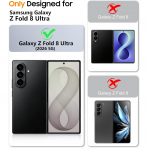 SPIDERCASE Galaxy Z Fold 8 Ultra Standl� Korumal� K�l�f-Gray