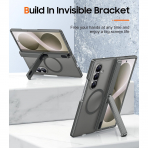 SPIDERCASE Galaxy Z Fold 8 Ultra Standl� Korumal� K�l�f-Gray